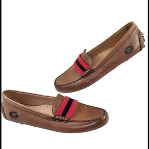 Smathers and Branson University of Georgia Surcingle Driving Shoes Size 11.5